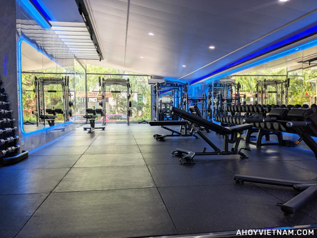 Inside GYM KAO in Thao Dien, Ho Chi Minh City