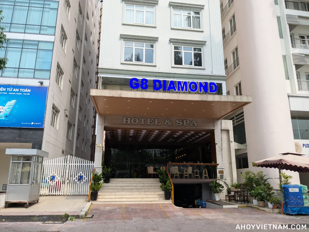 The G8 Diamond Hotel Saigon in District 3, Ho Chi Minh City