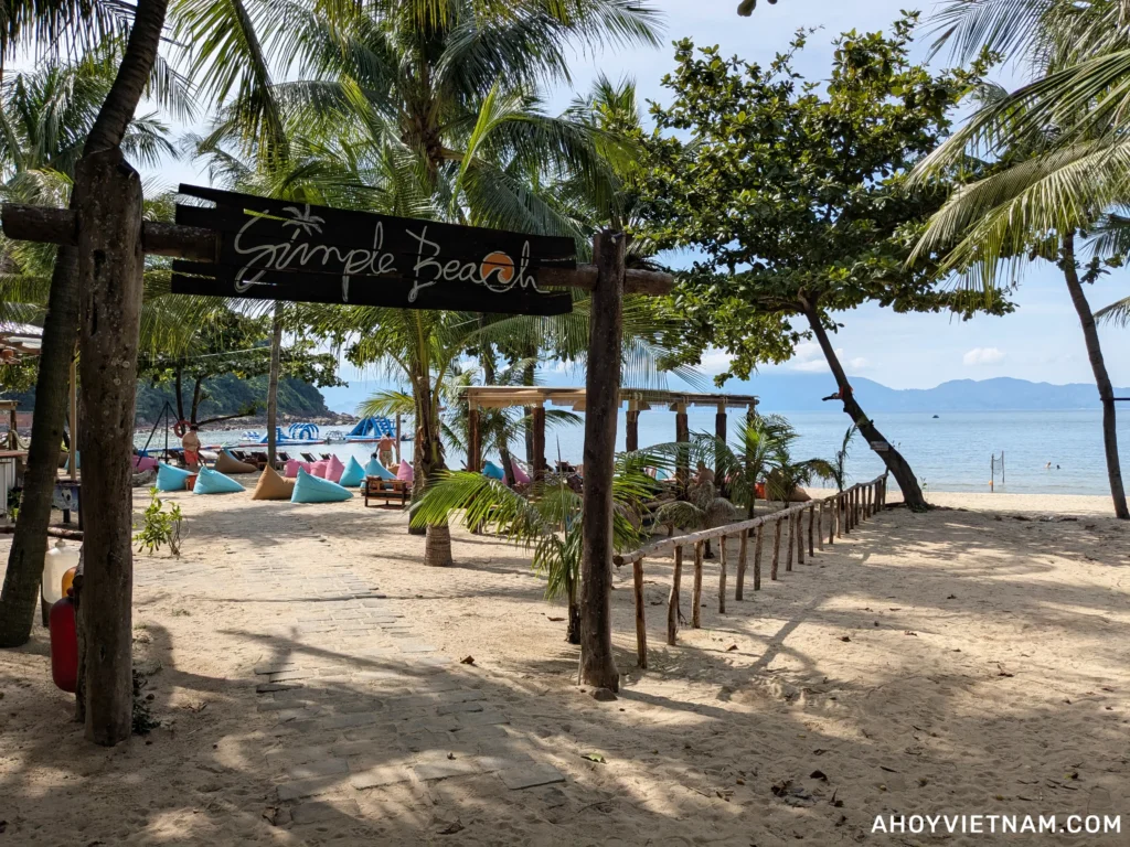 Simple Beach Bar at Tien Sa Beach in Da Nang, Vietnam