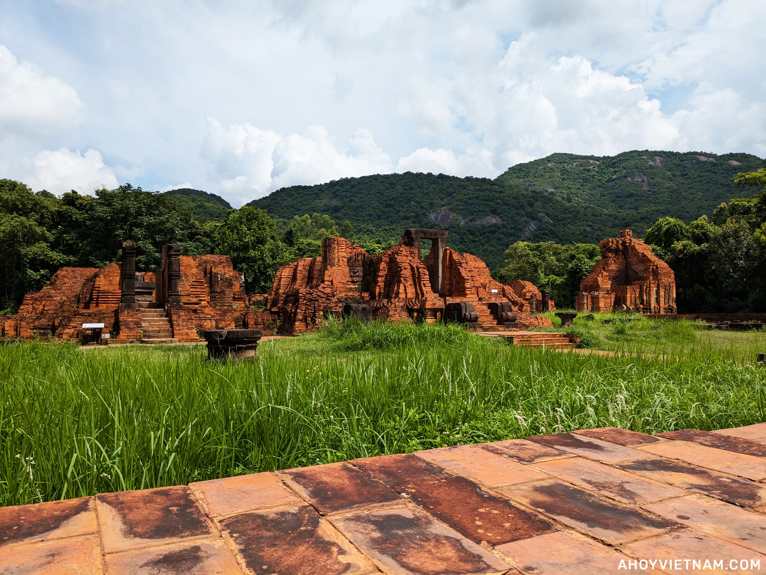 Some of the ruins at My Son Sanctuary in Vietnam