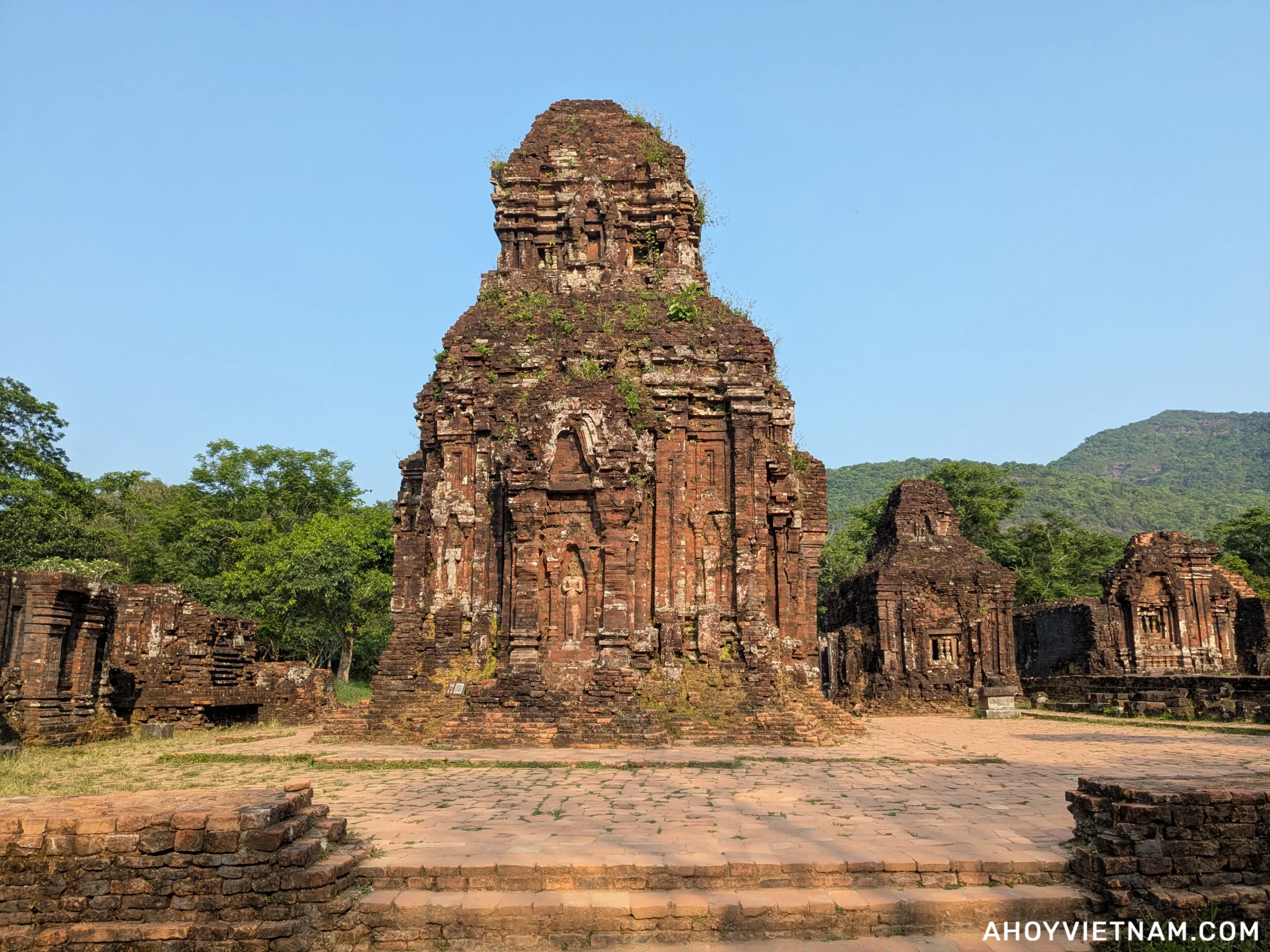 The ruins at My Son Sanctuary in Vietnam