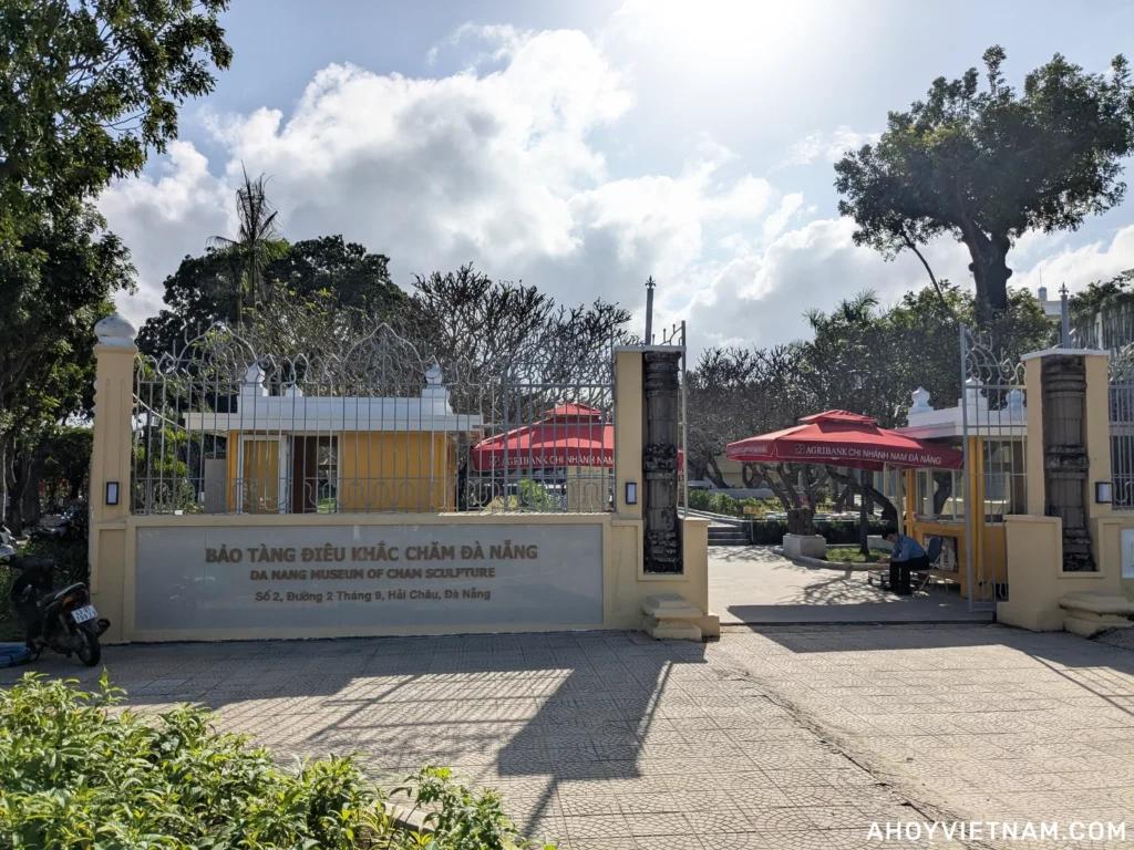 Outside the Da Nang Museum of Cham Sculpture
