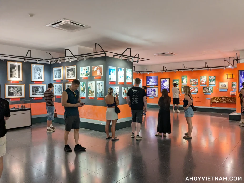 Inside the Agent Orange Effects exhibit at the War Remnants Museum in Ho Chi Minh City