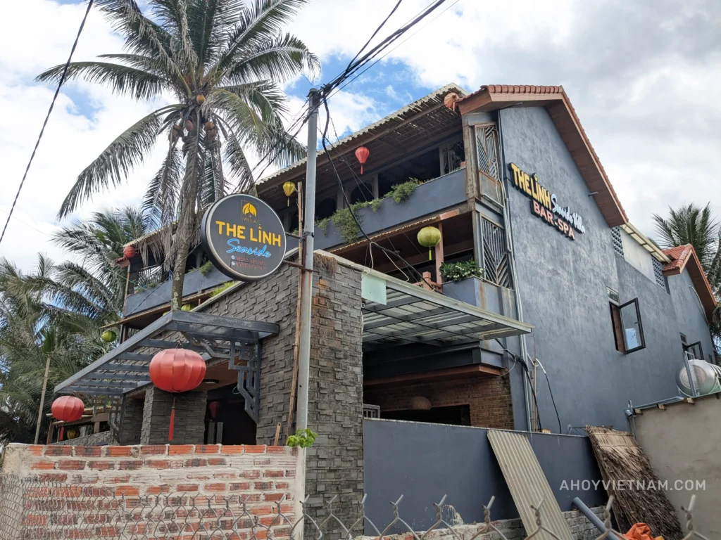 The Linh Seaside Villa at An Bang Beach in Hoi An, Vietnam.