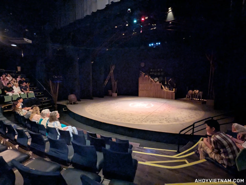 Sitting in my seat at the Lune Center in Hoi An, waiting for the show to start