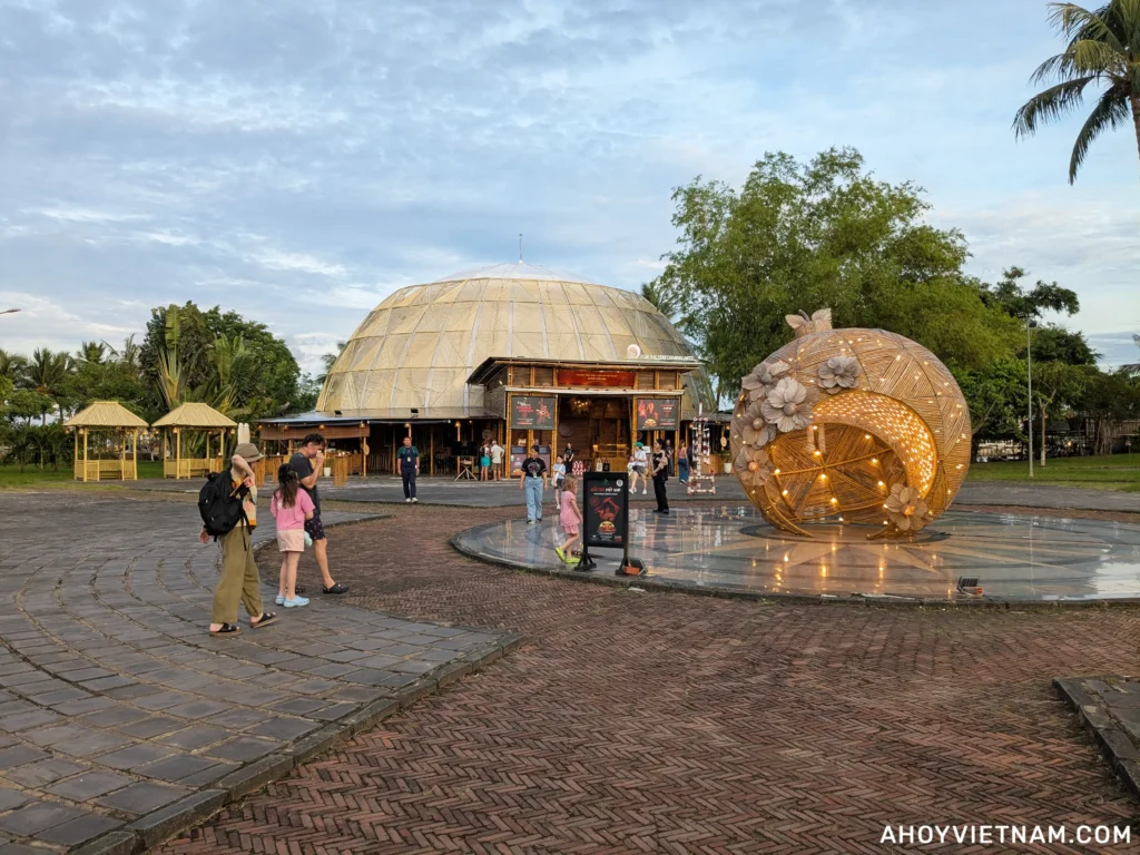 Outside the Lune Center in Hoi An, Vietnam