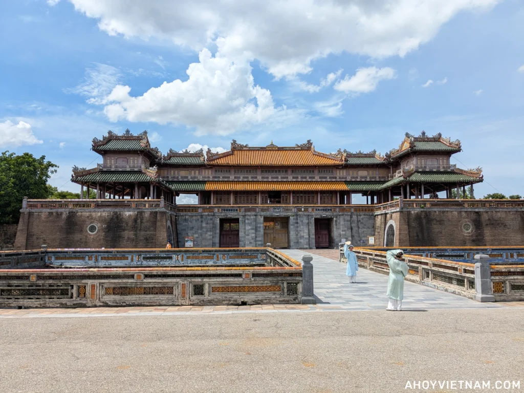 Outside the Meridian Gate at Hue Imperial City