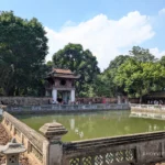 The Well of Heavenly Clarity in front of Khue Van Pavilion at the Temple of Literature in Hanoi, Vietnam