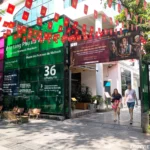 Outside the Vietnamese Women's Museum in Hanoi, Vietnam