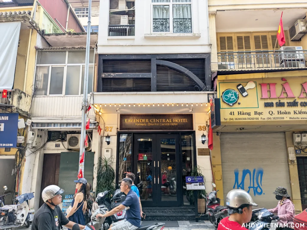 The Lavender Central Hotel in Hanoi's Old Quarter