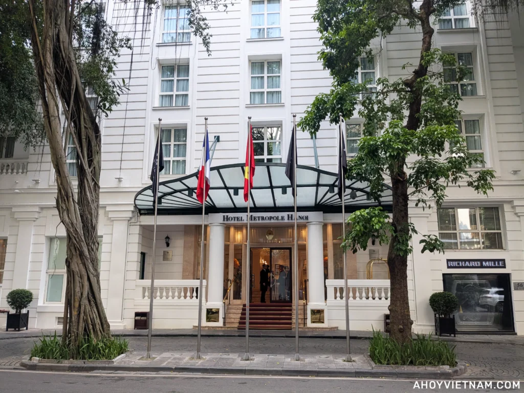 The Sofitel Legend Metropole Hanoi, a great 5-star option for those wondering where to stay in Hanoi