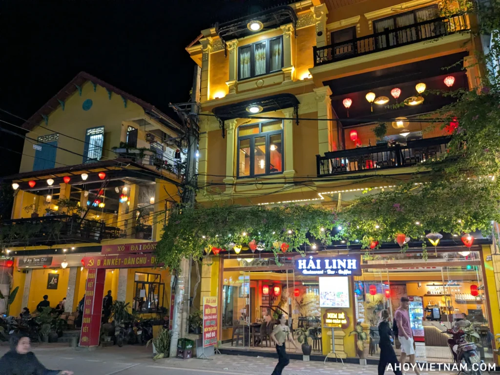 Hai Linh, a Vietnamese restaurant in the Tam Coc area of Ninh Binh, Vietnam