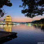 Hoa Lu Old Town in Ninh Binh at sunset