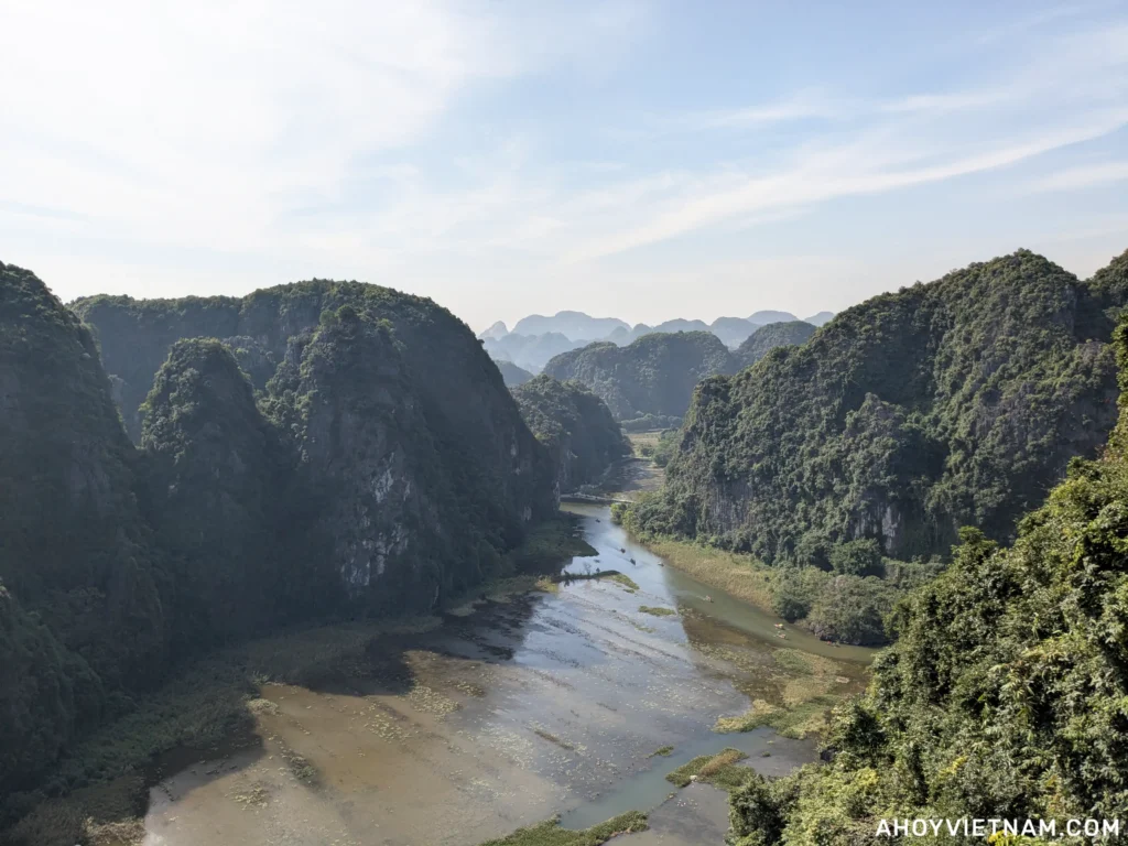 View from the top of the Mua Cave hike in Ninh Binh, Vietnam