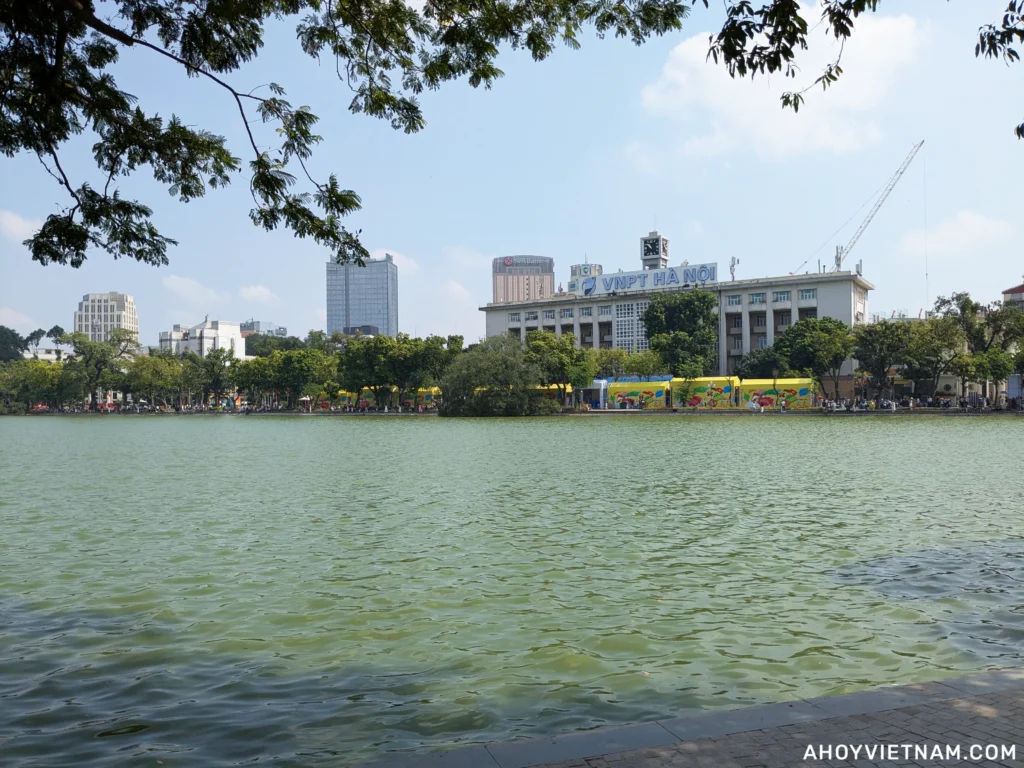 Hoan Kiem Lake in Hanoi, Vietnam