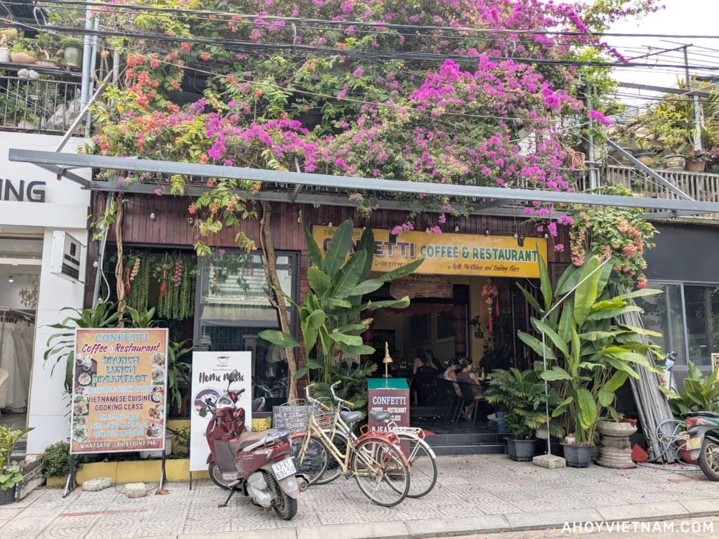 Confetti Coffee and Brunch in Hoi An, Vietnam