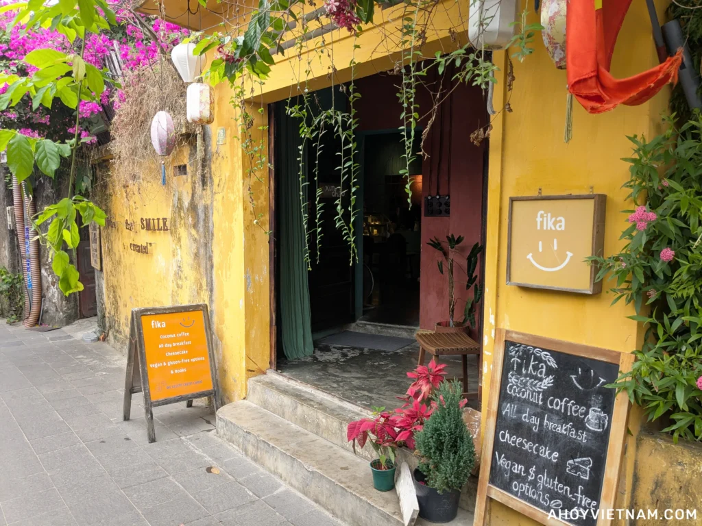 Fika Cafe and Bookstore in Hoi An Old Town