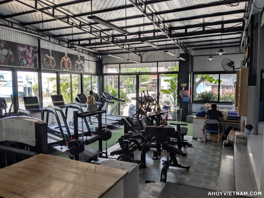 Cardio machines inside FIT NATION gym in Hoi An