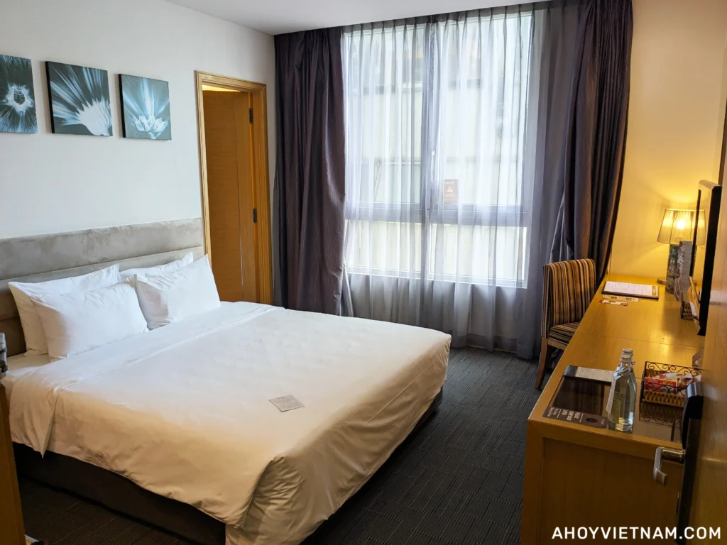 Inside my room at the Liberty Central Saigon Centre Hotel in Ho Chi Minh City, Vietnam